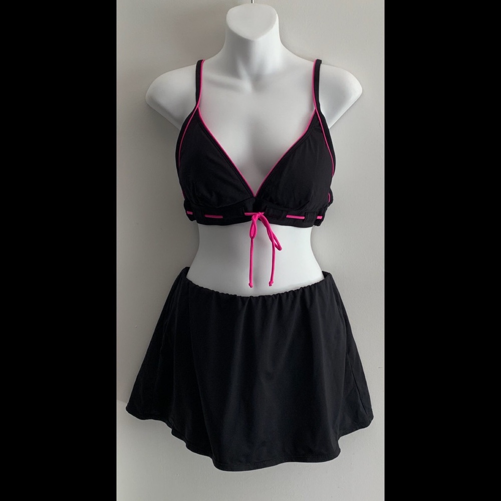 JAG Two Piece Skirt Bikini Swimsuit, M